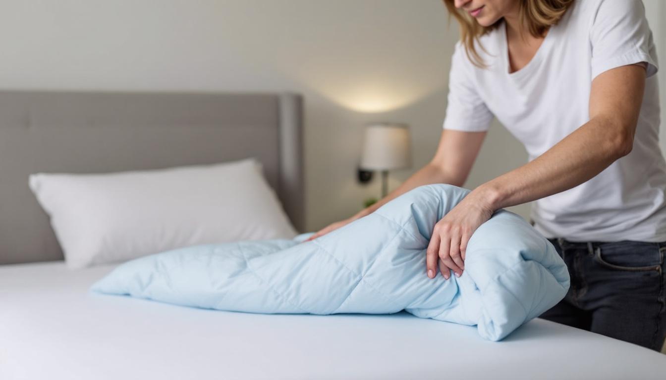 découvrez des astuces efficaces pour mettre votre housse de couette en un temps record. suivez nos conseils pratiques pour gagner du temps et assurer un lit bien fait en toute simplicité.