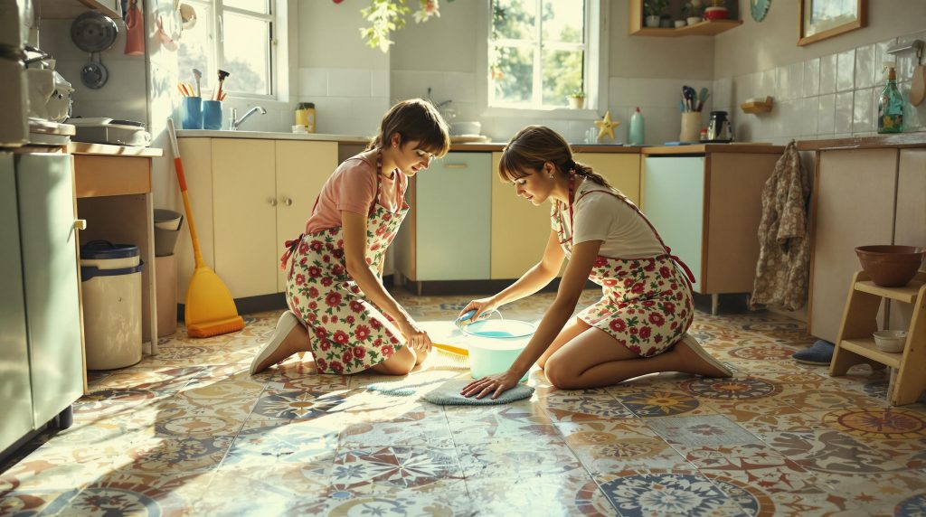 Comment Nettoyer Un Vieux Carrelage Annees 60 Dans Ma Cuisine