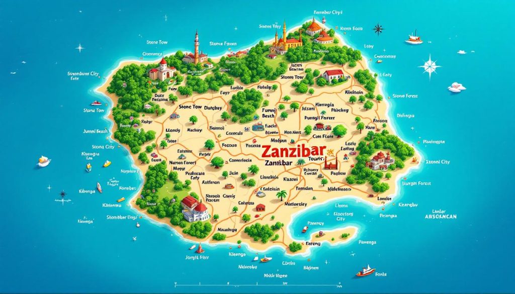 Zanzibar Carte Rep rer Les Lieux Incontournables De L le zanzibar-carte-rep-rer-les-lieux-incontournables-de-l-le